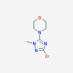 4-(3-bromo-1-methyl-1H-1,2,4-triazol-5-yl)morpholine(SALTDATA: FREE)