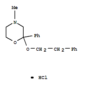 4-methyl-2-phenyl-2-(2-phenylethoxy)morpholine hydrochloride