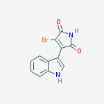 1H-Pyrrole-2,5-dione, 3-bromo-4-(1H-indol-3-yl)-