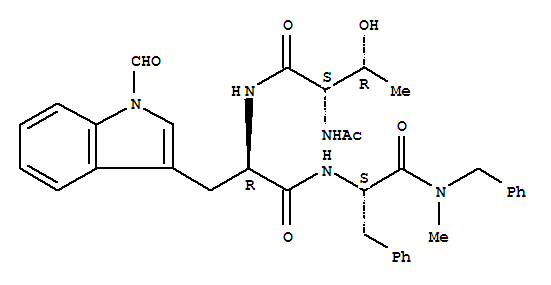 N-[(2S,3R)-2-(acetylamino)-3-hydroxybutanoyl]-N-{(2S)-2-[benzyl(methyl)amino]-3-phenylpropanoyl}-1-formyl-D-tryptophanamide