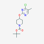 4-(4-Chloro-5-methyl-pyrimidin-2-yloxy)-piperidine-1-carboxylic acid tert-butyl ester