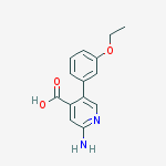 2-amino-5-(3-ethoxyphenyl)pyridine-4-carboxylic Acid