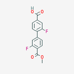 3-fluoro-4-(3-fluoro-4-methoxycarbonylphenyl)benzoic Acid
