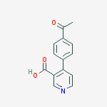 4-(4-acetylphenyl)pyridine-3-carboxylic Acid