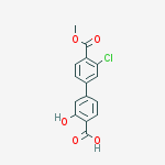 4-(3-chloro-4-methoxycarbonylphenyl)-2-hydroxybenzoic Acid