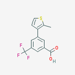 3-(2-methylthiophen-3-yl)-5-(trifluoromethyl)benzoic Acid