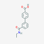 4-[3-(ethylcarbamoyl)phenyl]benzoic Acid