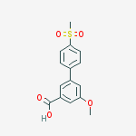 3-methoxy-5-(4-methylsulfonylphenyl)benzoic Acid