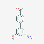 3-(4-acetylphenyl)-5-hydroxybenzonitrile