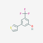 3-thiophen-3-yl-5-(trifluoromethyl)phenol