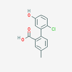 2-(2-chloro-5-hydroxyphenyl)-5-methylbenzoic Acid