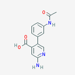 5-(3-acetamidophenyl)-2-aminopyridine-4-carboxylic Acid