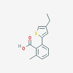 2-(4-ethylthiophen-2-yl)-6-methylbenzoic Acid