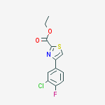 ethyl 4-(3-chloro-4-fluorophenyl)thiazole-2-carboxylate