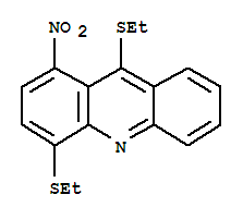 4,9-bis(ethylsulfanyl)-1-nitroacridine