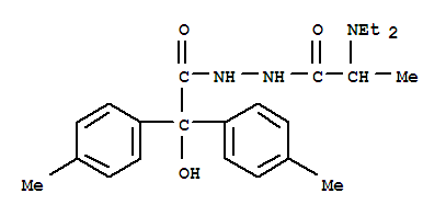 2-(diethylamino)-N'-{hydroxy[bis(4-methylphenyl)]acetyl}propanehydrazide 