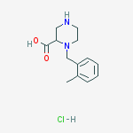 1-(2-Methyl-benzyl)-piperazine-2-carboxylic acid hydrochloride