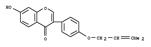 4H-1-Benzopyran-4-one,7-hydroxy-3-[4-[(3-methyl-2-buten-1-yl)oxy]phenyl]-