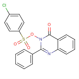 4(3H)-Quinazolinone, 3-[[(4-chlorophenyl)sulfonyl]oxy]-2-phenyl-