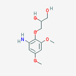 3-(2-amino-4,6-dimethoxyphenoxy)propane-1,2-diol