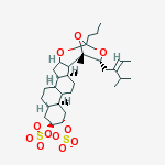 (2S,3S,4aS,6aS,7S,8R,11aS,12aS,14aS)-4a,6a,7-trimethyl-8-[(2Z)-2-(1-methylethyl)but-2-en-1-yl]-10-propyloctadecahydro-1H-7,10-epoxynaphtho[2',1':4,5]indeno[2,1-d][1,3]dioxepine-2,3-diyl disulfate