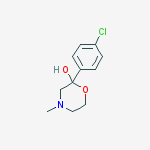 2-(4-Chlorophenyl)-4-methyl-2-morpholinol