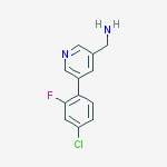 (5-(4-Chloro-2-fluorophenyl)pyridin-3-yl)methanamine