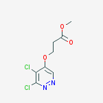 Methyl 3-((5,6-dichloropyridazin-4-yl)oxy)propanoate