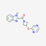 (1H-benzo[d]imidazol-2-yl)(3-(pyrazin-2-yloxy)azetidin-1-yl)methanone