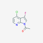1-Acetyl-4-chloro-3-fluoro-7-azaindole