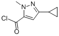 5-cyclopropyl-2-methylpyrazole-3-carbonyl chloride