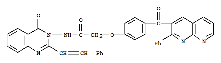 N-{4-oxo-2-[(E)-2-phenylethenyl]quinazolin-3(4H)-yl}-2-{4-[(2-phenyl-1,8-naphthyridin-3-yl)carbonyl]phenoxy}acetamide
