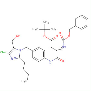 Butanoic acid,4-[[4-[[2-butyl-4-chloro-5-(hydroxymethyl)-1H-imidazol-1-yl]methyl]phenyl]amino]-4-oxo-3-[[(phenylmethoxy)carbonyl]amino]-, 1,1-dimethylethylester, (S)-