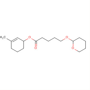 Pentanoic acid, 5-[(tetrahydro-2H-pyran-2-yl)oxy]-,3-methyl-2-cyclohexen-1-yl ester