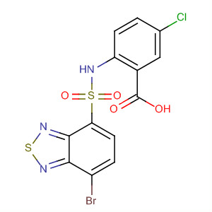 Benzoic acid,2-[[(7-bromo-2,1,3-benzothiadiazol-4-yl)sulfonyl]amino]-5-chloro-