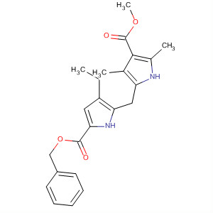 1H-Pyrrole-2-carboxylic acid,4-ethyl-5-[[4-(methoxycarbonyl)-3,5-dimethyl-1H-pyrrol-2-yl]methyl]-,phenylmethyl ester