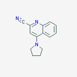 4-pyrrolidin-1-ylquinoline-2-carbonitrile