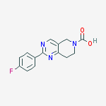 2-(4-Fluorophenyl)-7,8-dihydropyrido[4,3-d]pyrimidine-6(5H)-carboxylic acid
