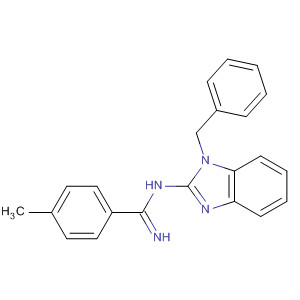 Benzenecarboximidamide,4-methyl-N-[1-(phenylmethyl)-1H-benzimidazol-2-yl]-