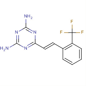 1,3,5-Triazine-2,4-diamine, 6-[2-[2-(trifluoromethyl)phenyl]ethenyl]-, (E)-