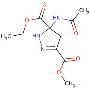 1H-Pyrazole-3,5-dicarboxylic acid, 5-(acetylamino)-4,5-dihydro-, 3-ethyl5-methyl ester