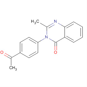 4(3H)-Quinazolinone, 3-(4-acetylphenyl)-2-methyl-