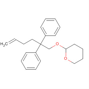 2H-Pyran, 2-[(2,2-diphenyl-5-hexenyl)oxy]tetrahydro-