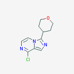8-chloro-3-(tetrahydro-2H-pyran-4-yl)imidazo[1,5-a]pyrazine