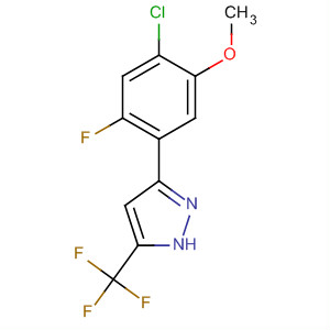 1H-Pyrazole, 3-(4-chloro-2-fluoro-5-methoxyphenyl)-5-(trifluoromethyl)-