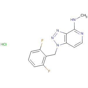 1H-1,2,3-Triazolo[4,5-c]pyridin-4-amine,1-[(2,6-difluorophenyl)methyl]-N-methyl-, monohydrochloride