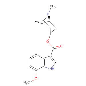 1H-Indole-3-carboxylic acid, 7-methoxy-,8-methyl-8-azabicyclo[3.2.1]oct-3-yl ester, endo-