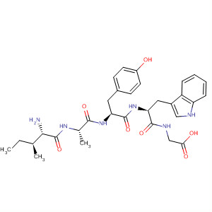 Glycine, N-[N-[N-(N-L-isoleucyl-L-alanyl)-L-tyrosyl]-L-tryptophyl]-