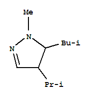 1-methyl-5-(2-methylpropyl)-4-(propan-2-yl)-4,5-dihydro-1H-pyrazole