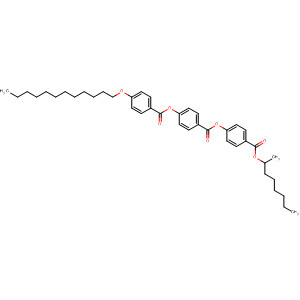 Benzoic acid, 4-[[4-(dodecyloxy)benzoyl]oxy]-,4-[[(1-methylheptyl)oxy]carbonyl]phenyl ester